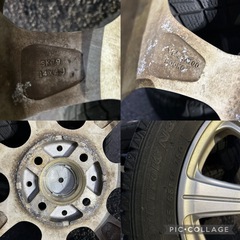 軽自動車 アルミホイール 4穴PCD100155/65R14 スタッドレスタイヤの画像
