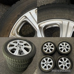 軽自動車 アルミホイール 4穴PCD100155/65R14 スタッドレスタイヤの画像