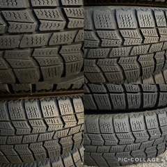 軽自動車 アルミホイール 4穴PCD100155/65R14 スタッドレスタイヤの画像