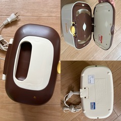 赤ちゃん用　お風呂　+ おしりふき加熱用　+ おもつ入り箱の画像