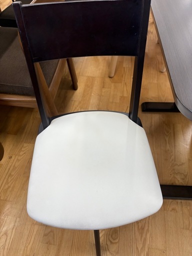 ジモティー特別価格? N1146★ダイニング3点セット★テーブル★幅800mm