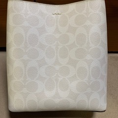 【COACH】ハンドバッグ ホワイトの画像