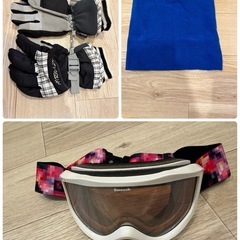 スノボ　スノーボード　スノボセット　ウェア　板　手袋　ゴーグル　ブーツ　板手入れセットの画像