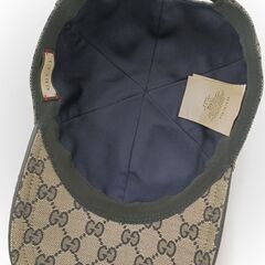 グッチ　ベースボールキャップ　オリジナルGGキャンバス 　L　696846の画像