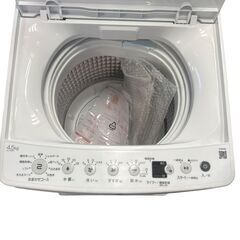 未使用 再生品 ハイアール 全自動電気洗濯機 4.5kg 2025年製 JW-HS45C ホワイトの画像