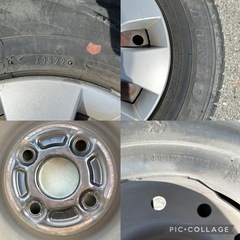 軽自動車 4穴PCD100 155/80R13 スタッドレスタイヤ 岐阜 愛知の画像