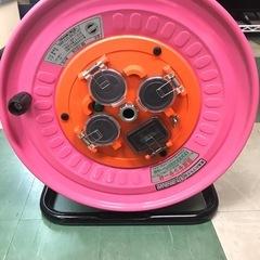 ★ジャングルジャングル貝塚店★ 日動工業　コードリール　NW-EB33N 100V 防雨　防塵　温度センサー付　漏電保護専用ブレーカー付　抜け止め式　30m  屋外用　アース　電工ドラム　貝塚市　二色浜　リサイクルショップの画像