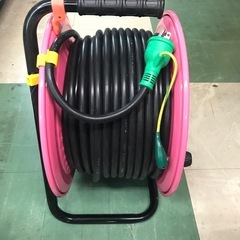 ★ジャングルジャングル貝塚店★ 日動工業　コードリール　NW-EB33N 100V 防雨　防塵　温度センサー付　漏電保護専用ブレーカー付　抜け止め式　30m  屋外用　アース　電工ドラム　貝塚市　二色浜　リサイクルショップの画像