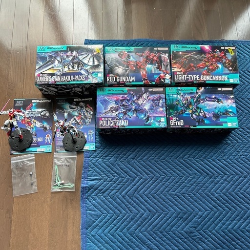 ガンプラ　ジークアクス　ゲルググ（スガイ機）　赤いガンダム　軽キャノン　ジフレド　エグザベ専用ギャン　軍警ザク