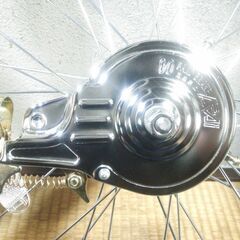 ★２６インチ★LEDオートライト＋６段ギア後輪set★バンドブレーキ★タイヤ新品★の画像