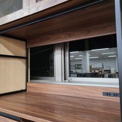 J1682【リユースのサカイ柏店】ワイエムワールド　レンジボード　ブラウン　クリーニング済みの画像