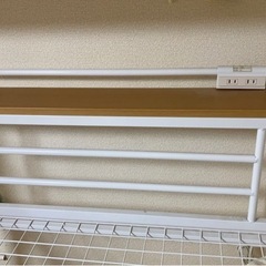 階段付きロフトベッドホワイト　10/30までの画像