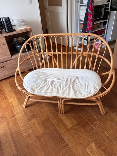 unico ラタンチェア　ソファ カージュ　ウニコ 2人 unico ラタンチェア ソファ カージュ ウニコ 2人