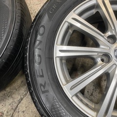 205/60r16 regno bridgestone ノーマルタイヤとアルミホイール4本の画像