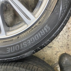 205/60r16 regno bridgestone ノーマルタイヤとアルミホイール4本の画像