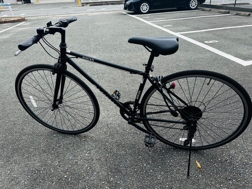 中古自転車 ほぼ美品 空気入れ付き 防犯登録済み