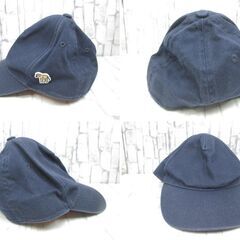 ( M-991 )Paul Smith ポールスミス ジュニア 子供 キッズ キャップ 帽子 ネイビー 紺色 青 綿１００％ コットン 頭囲５０ｃｍ 中古の画像