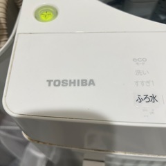 TOSHIBA 洗濯機8キロ　2017年製の画像