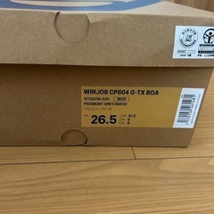 【新品未使用】安全靴26.5㎝足幅3E ゴアテックス防水　ウィンジョブ　CP604 GTX BOAの画像