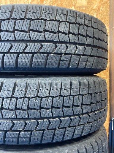 ア) バリ山 DUNLOP WINTER MAXX WM02 ダンロップ ウインターマックス ダブルエムゼロツー 195/65R15 91Q スタッドレスタイヤ 4本 冬タイヤ