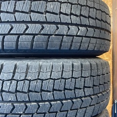 ア) バリ山 DUNLOP WINTER MAXX WM02 ダンロップ ウインターマックス ダブルエムゼロツー 195/65R15 91Q スタッドレスタイヤ 4本 冬タイヤの画像