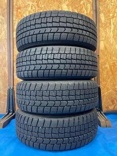 ア) バリ山 DUNLOP WINTER MAXX WM02 ダンロップ ウインターマックス ダブルエムゼロツー 195/65R15 91Q スタッドレスタイヤ 4本 冬タイヤ