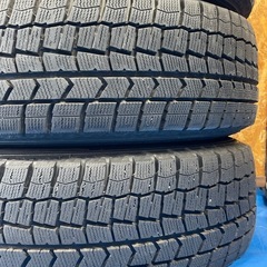 ア) バリ山 DUNLOP WINTER MAXX WM02 ダンロップ ウインターマックス ダブルエムゼロツー 195/65R15 91Q スタッドレスタイヤ 4本 冬タイヤの画像