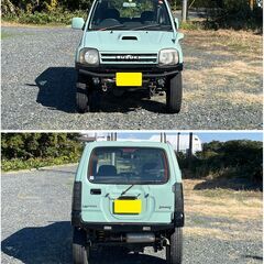 H17/ジムニー/オートマ/リフトアップ/後期型/4WD/17万キロ/全塗装済みの画像