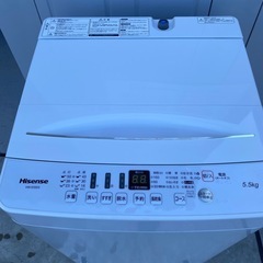 洗濯機　【訳アリ】Hisense HW-E5503 2020年製　小倉北区の画像