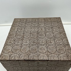 茶櫃（ちゃびつ）竹模様入り／木製 和風収納箱 インテリアの画像