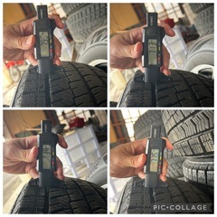 ---33---195/65R18 スタッドレスブリザック 2023年製　岐阜ノア ヴォクシーの画像