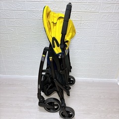 ［極美品✨］ 別売りサンシェード付き‼️　手洗い清掃済 　超軽い 3.9kg Pigeon ビングル BB2　シングルタイヤ　福岡　　の画像