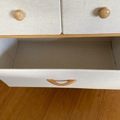 チェスト　3段引き出しの画像