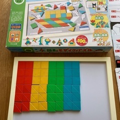 くもん　図形モザイクパズルの画像