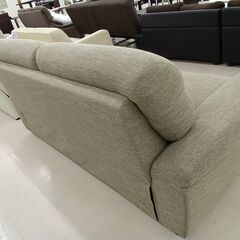 リユースのサカイ栃木店★ジモティ割あり★ NITORI Nポッケト ソファー3人掛け ベージュ W210×D90×H95 クリーニング済み TC11274の画像