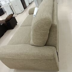 リユースのサカイ栃木店★ジモティ割あり★ NITORI Nポッケト ソファー3人掛け ベージュ W210×D90×H95 クリーニング済み TC11274の画像