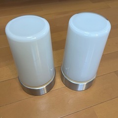 レトロガラス照明器具　２個の画像