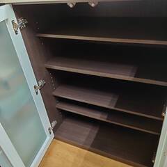 【愛品倶楽部柏店】NITORI ニトリ 2枚扉キッチンカウンターの画像