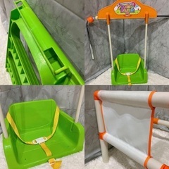 折りたたみ滑り台ジャングルジムの画像
