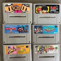 スーパーファミコン&ソフト6個の画像