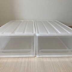 衣装ケース×2の画像