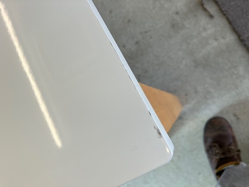 K2510-345 浅川家具 ダイニングテーブルセット モニカ ホワイト 椅子2脚 ベンチセット ※バラ売り不可 キズ汚れ有り