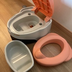 ベビーレーベル 洋式おまるでステップ　コンビの画像
