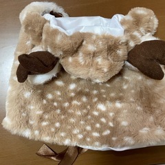 ほぼ新品未使用犬猫用トナカイ服コスチュームMハロウィンポンチョクリスマスの画像