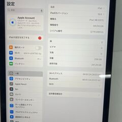 【美品】iPad 第9世代/Wi-Fiモデル/A2602/256GB〈MK2N3J/A〉アップルペンシル(第1世代)付き！の画像