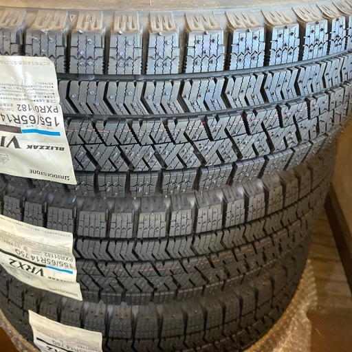 １５５／６５Ｒ１４　スタッドレス４本セット　ブリヂストン　ブリザックＶＲＸ２　今だけ　お買い得品‼️