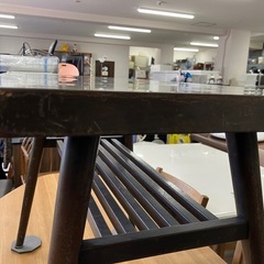 H 2510-567 木製センターテーブル キズ 汚れありの画像