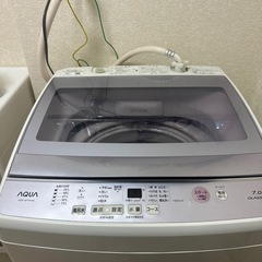急募🆘AQUA 洗濯機 7キロの画像