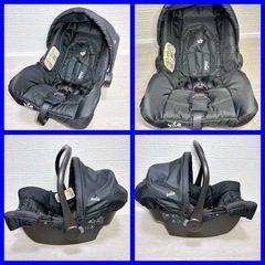 ［美品✨］新生児から使える‼️　トラベルシステム　‼️  joie ジュバ＆アイアンカーFIX＆ライトトラックス トラベルシステム オリーブ　チャイルドシート　ベビーカー　の画像