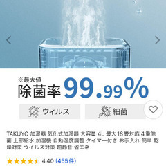気化式加湿器の画像